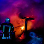 Нічна пожежа в Золотоноші: попередня причина – підпал
