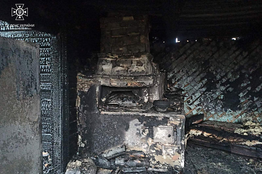 Вогнеборці разом з місцевими жителями загасили пожежу в Коростенському районі
