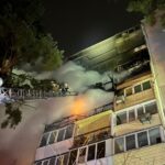 На Обухівщині сталася масштабна пожежа в десятиповерховому житловому будинку - ФОТО