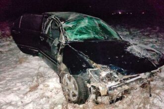 У Миргороді перекинулась автівка: внаслідок ДТП постраждала пасажирка